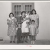 Spanish-American mother with her children near Taos, New Mexico