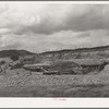 Straw-covered shelter for livestock on farm near Questa, New Mexico