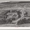 Spanish-American village along the Rio Hondo near Taos, New Mexico. The residents live in town and commute to their small farmlands on the outskirts of the town