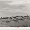 Looking across the fields to Questa, New Mexico
