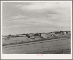 Looking across the fields to Questa, New Mexico