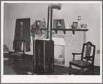 Interior of Spanish-American farmhouse near Taos, New Mexico