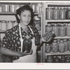 Vegetables and fruits canned by FSA (Farm Security Administration) client near Taos, New Mexico