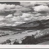 Irrigated valley near San Cristobal, New Mexico