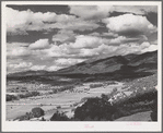 Irrigated valley near San Cristobal, New Mexico