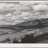 Irrigated valley near San Cristobal, New Mexico