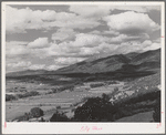 Irrigated valley near San Cristobal, New Mexico