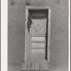 Entrance of Spanish-American farmhouse near Taos, New Mexico