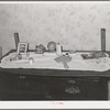 Top of dresser in home of FSA (Farm Security Administration) client. Orange County, near Bradford, Vermont