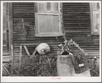 Detail of farmhouse in Orange County near Bradford, Vermont