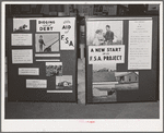 FSA (Farm Security Administration) exhibit at state fair. Dallas, Texas