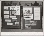 FSA (Farm Security Administration) exhibit at state fair. Dallas, Texas