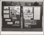 FSA (Farm Security Administration) exhibit at state fair. Dallas, Texas