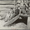 Children whose family will be resettled on new land. Shenandoah National Park, Virginia