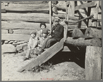 Children whose family will be resettled on new land. Shenandoah National Park, Virginia