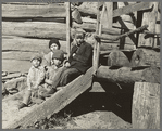 Children whose family will be resettled on new land. Shenandoah National Park, Virginia