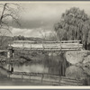 Low bridge across Hughes River at the foot of the Blue Ridge Mountains. Nethers. Shenandoah National Park, Virginia