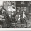 Inhabitants of Nethers in front of post office. Virginia