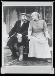 Paul Lipson and Mimi Randolph in the stage production Fiddler on the Roof
