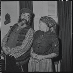 Paul Lipson and Mimi Randolph in publicity photo for the stage production Fiddler on the Roof