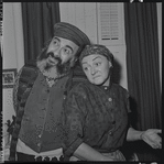 Paul Lipson and Mimi Randolph in publicity for the stage production Fiddler on the Roof