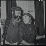 Paul Lipson and Mimi Randolph in publicity for the stage production Fiddler on the Roof