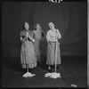 Adele Paige, Helena Grenot, and Christine Andreas in publicity for the stage production Fiddler on the Roof