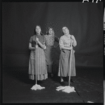 Adele Paige, Helena Grenot, and Christine Andreas in publicity for the stage production Fiddler on the Roof