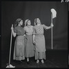 Adele Paige, Helena Grenot, and Christine Andreas in publicity for the stage production Fiddler on the Roof