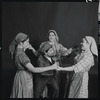 Adele Paige, Helena Grenot, Christine Andreas, and Dan Cartagena in publicity for the stage production Fiddler on the Roof