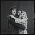 Keith Baker and Chris Andreas in publicity for the stage production Fiddler on the Roof