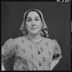 Helena Grenot in publicity for the stage production Fiddler on the Roof