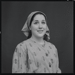 Helena Grenot in publicity for the stage production Fiddler on the Roof
