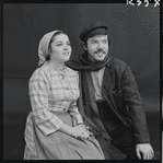 Christine Andreas and Keith Baker in publicity for the stage production Fiddler on the Roof