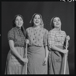 Adele Paige, Helena Grenot, and Christine Andreas in publicity for the stage production Fiddler on the Roof