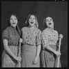 Adele Paige, Helena Grenot, and Christine Andreas in publicity for the stage production Fiddler on the Roof