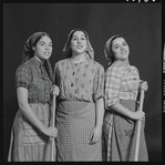 Adele Paige, Helena Grenot, and Christine Andreas in publicity for the stage production Fiddler on the Roof