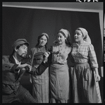 Adele Paige, Christine Andreas, Helena Grenot and Dan Cartagena in publicity for the stage production Fiddler on the Roof