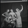 Adele Paige, Christine Andreas, Helena Grenot, and Dan Cartagena in publicity for the stage production Fiddler on the Roof