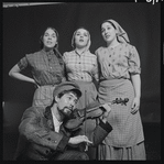 Adele Paige, Christine Andreas, Helena Grenot, and Dan Cartagena in publicity for the stage production Fiddler on the Roof