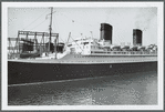 The Ile de France shortly before leaving New York