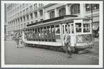 Street car on 42nd Street, between 5th and 6th Avenue, New York