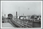 View from the top of the Queensborough [sic] Plaza station towards Manhattan