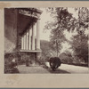 Miss Van Lew seated in front of the south portico of her home in Richmond, VA