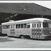 A streetcar at the Coney Island Terminal in Brooklyn, N.Y.