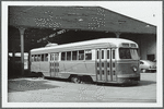 A streetcar at the Coney Island Terminal in Brooklyn, N.Y.