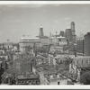 From the roof of Ex-Lax Inc. towards the Borough Hall section of Brooklyn, N.Y.