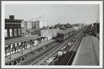 Elevated train on Myrtle Street [Avenue] near Grand Avenue station