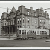 Streetcar on DeKalb Avenue in Brooklyn, N.Y.