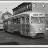 New style streetcar in Brooklyn, N.Y.